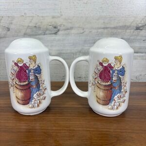 Vintage Pillsbury Doughboy Salt‎ And Pepper Shakers Ceramic 1994 5" Tall